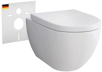 Alpenberger WC mit Bidet Funktion Wei&szlig;