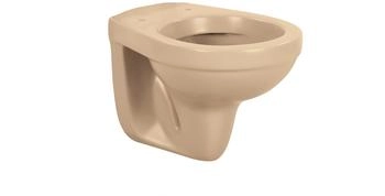 sanicomfort Wand-WC spülrandlos beige