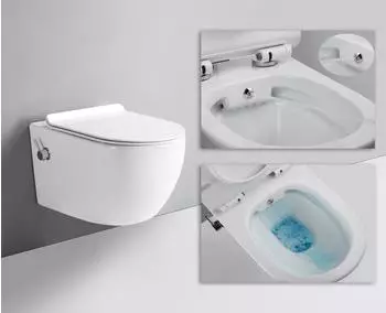 Glasdeals sp&uuml;lrandloses Dusch-WC Taharet (6088)