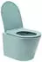 SAT Infinitio Wand-WC spülrandlos Keramik mit Softclose-Sitz, Grün Matt (SATINF010RREXPLGEM)