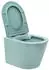 SAT Infinitio Wand-WC spülrandlos Keramik mit Softclose-Sitz, Grün Matt (SATINF010RREXPLGEM)