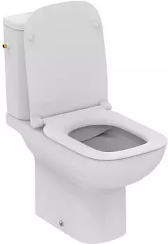 Ideal Standard i.Life A Tiefsp&uuml;ler ohne Sp&uuml;lrand, wei&szlig; gl&auml;nzend, mit WC-Sitz (R045801)