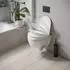 Duravit D-Code Wand-WC spülrandlos mit WC-Sitz Absenkautomatik (45130900A1)