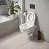 Duravit D-Code Wand-WC spülrandlos mit WC-Sitz Absenkautomatik (45130900A1)