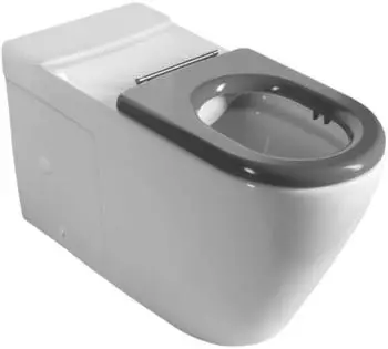 Sapho MEDIC RIMLESS Kombi-WC, barrierefrei, Vario-Abgang, weiß (MC102-111)