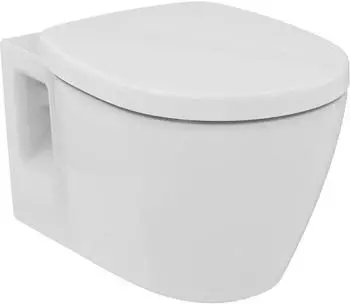 Ideal Standard Connect Wand-Tiefsp&uuml;l-WC-Set mit SoftClose-Sitz, Wei&szlig; (E272601)