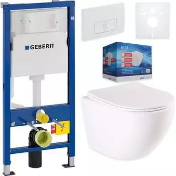 sanicomfort Duofix Basic Wand-WC Komplettset