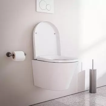 Bernstein WC 1080R Sp&uuml;lrandlos Wandh&auml;ngend Wei&szlig; Gl&auml;nzend (1080R)