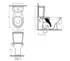 BELVIT Stand-WC mit Taharet-Funktion Keramik-Spülkasten Softclose-Sitz (S-ESW002TAH)