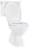 BELVIT WC Set Taharet Bodenabgang, Bidet-Funktion, Softclose, Eck-Aufputzspülkasten (BV-SW4001-T+BV-AP2001-SET)