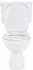 BELVIT WC Set Taharet Bodenabgang, Bidet-Funktion, Softclose, Eck-Aufputzspülkasten (BV-SW4001-T+BV-AP2001-SET)