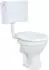 BELVIT Stand-WC Set weiß, waagerechter Abgang, Softclose-Sitz, Eck-Aufputzspülkasten (BV-SW5001+BV-AP2001-SET)