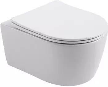 BELVIT PRO Wand-WC randlos, weiß, Softclose-Sitz (BV-HW2906)