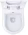 Creavit Hänge-WC Set spülrandlos mit Edelstahl-Bidet, Softclose-Sitz & Vorwandelement (CRV-TP325-0005-SET)