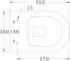 Bernstein Wand-WC B-8030R spülrandlos, Weiß, Softclose-Deckel (0716855375834)