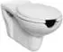Creavit Hänge-WC barrierefrei extra lang mit WC-Deckel, Tiefspüler (BD320-11CB00E-0000)