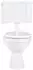BELVIT Tiefspül-WC Set Taharet Wandanschluss, Bidet-Funktion, Softclose-Sitz, Eck-Aufputzspülkasten (BV-SW5001-T+BV-AP2001-SET)