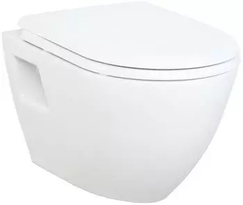 Creavit Wand-WC mit Soft-Close-Sitz, Keramik, weiß (TP325.001+AL0402)