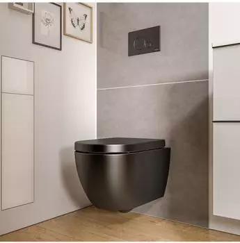 Bernstein Vireo Hänge-WC spülrandlos mit Softclose-Sitz (171038)