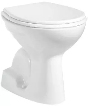 Creavit Aqualine Tiefspül-WC Stand, Abgang senkrecht, weiß (TP340)