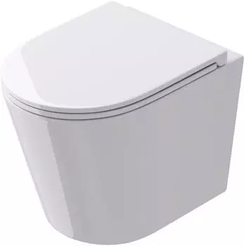 doporro Aachen108 Wand-WC sp&uuml;lrandlos, Soft-Close-Sitz (A108-neu)