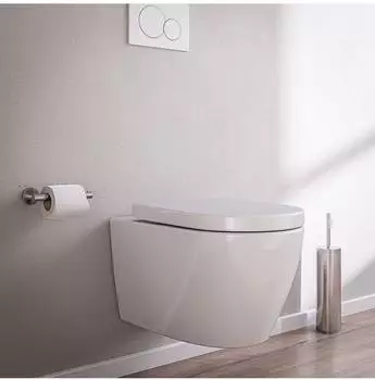 Bernstein B-8030R Wand-WC spülrandlos mit Nano-Beschichtung, Softclose-Deckel, LED (13974)