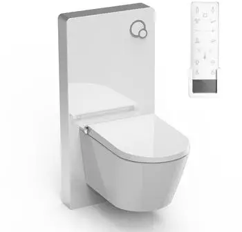 Bernstein PRO+ 1102 Dusch-WC Komplettanlage mit Sanitärmodul, weiß (PRO+ 1102)