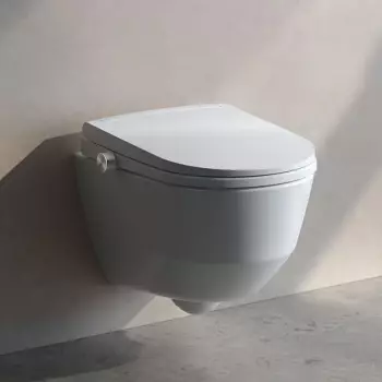 Laufen Cleanet Pro Dusch-WC, wandhängend, spülrandlos, weiß (H600890000S002)