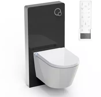 Bernstein Pro+ 1102 Dusch-WC Komplettanlage mit Sanitärmodul 805, schwarz