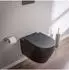 Bernstein B-8030R Wand-WC schwarz matt, spülrandlos, Softclose-Sitz (B-8030R)