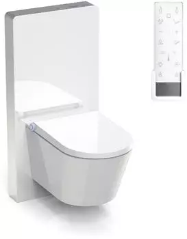 Bernstein Dusch-WC PRO+ 1102 Komplettset mit Sanit&auml;rmodul 805S, wandh&auml;ngend, wei&szlig; (PRO+1102)