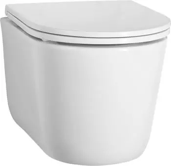 Cornat Wand-WC sp&uuml;lrandlos Wirbelstrom wei&szlig; mit WC-Sitz und Absenkautomatik