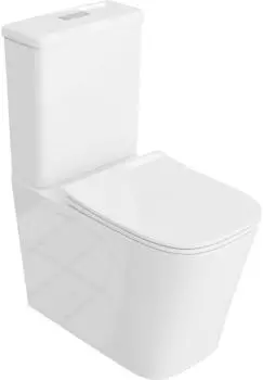 Lavita Tryton Stand-WC Komplett-Set, einteilig, Keramik, weiß