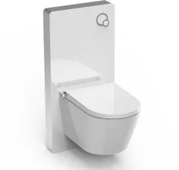 Bernstein Dusch-WC Basic 1102 mit Sanit&auml;rmodul 805, wei&szlig; (Basic 1102)