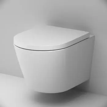 AM.PM Wand-WC spülrandlos mit Soft-Close-Sitz, weiß (CNA1901PSC)