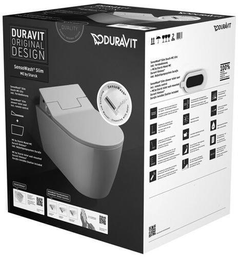 Duravit Wand-WC Set mit Sensowash Slim WC-Sitz (631000002004300)