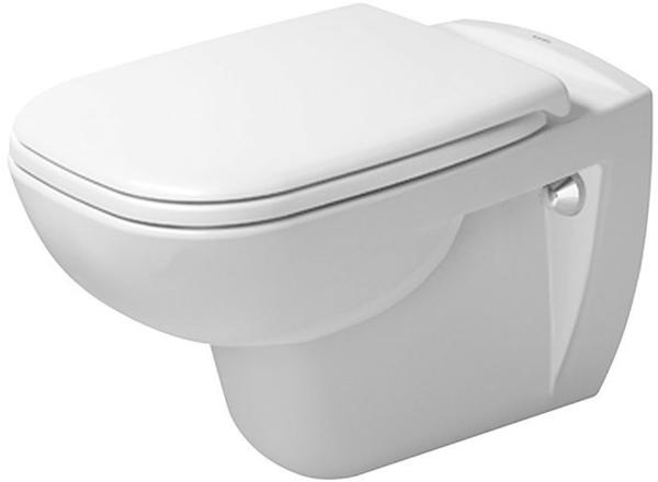 Duravit D-Code Rimless Wand-WC weiß mit HygieneGlaze (2570092000)