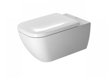 Duravit Wand-WC Happy D.2 Tiefspüler Spülrandlos weiß mit HygieneGlaze (2550092000)