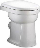 Geberit Renova Comfort Stand-WC Flachsp&uuml;ler, barrierefrei, Abgang horizontal,