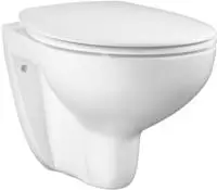 Grohe Wand-WC, Tiefsp&uuml;ler Set Bau Keramik alp-we, randlos, Abg. waag., mit Deckel