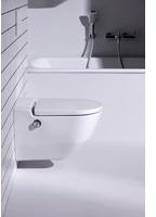 Laufen Cleanet Navia Dusch-WC Komplettanlage L: 58 B: 37 cm weiß, mit Clean Coat H8206014000001