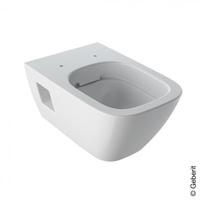 Geberit Renova Plan Wand-WC Tiefsp&uuml;ler, teilgeschlossene Form, Rimfree, Badkeramik,