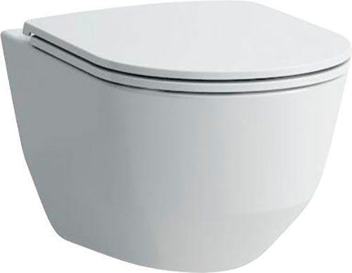 Laufen Pro Wand-Tiefspül-WC L: 53 B: 36 cm, spülrandlos, mit WC-Sitz weiß  H8669570000001 Test ❤️ Testbericht.de März 2022