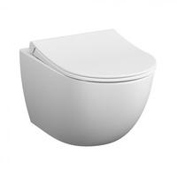 Vitra Sento Wand-Tiefspül-WC VitrAflush 2.0 L: 54 B: 36,5 cm edelweiß, mit VitrAclean 7748B401-0101