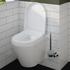Vitra Integra Wand-Tiefspül-WC Compact VitrAflush 2.0 L: 49,5 B: 35,5 cm weiß, mit VitrAclean 7040B403-0075