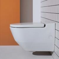 Laufen Cleanet Navia Dusch-WC Komplettanlage L: 58 B: 37 cm, mit seitlicher Öffnung weiß, mit Clean Coat H8206014007171
