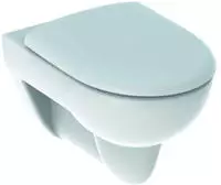 Geberit Wand-Tiefsp&uuml;l-WC RENOVA mit Sp&uuml;lrand, mit WC-Sitz wei&szlig;