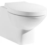 Primaster Wand-Tiefspül-WC Sofia weiß, spülrandlos, inkl. WC-Sitz
