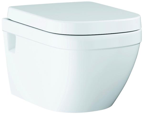 GROHE Euro Keramik Wand-Tiefspül-WC Set, mit WC-Sitz 39703000