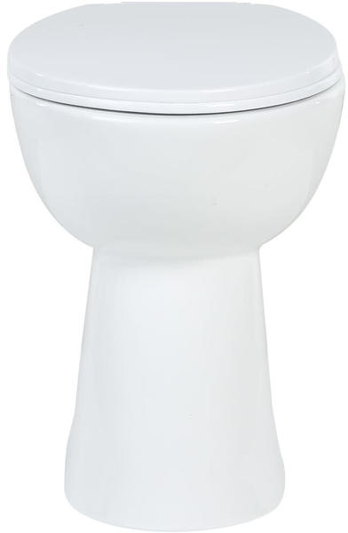 vidaXL Stand-Toilette Soft-Close weiß (145779)